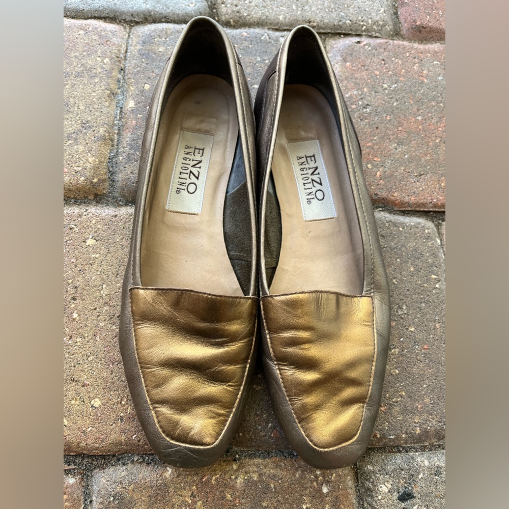 Enzo Angiolini Liberty Gold and Brown